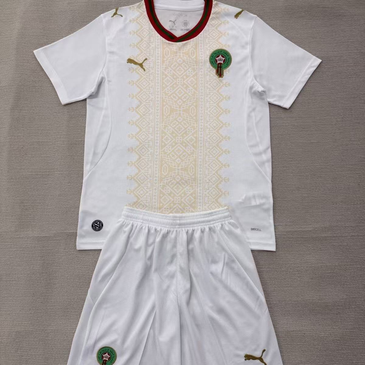 Kids Morocco Away Jersey Kit World Cup 2026