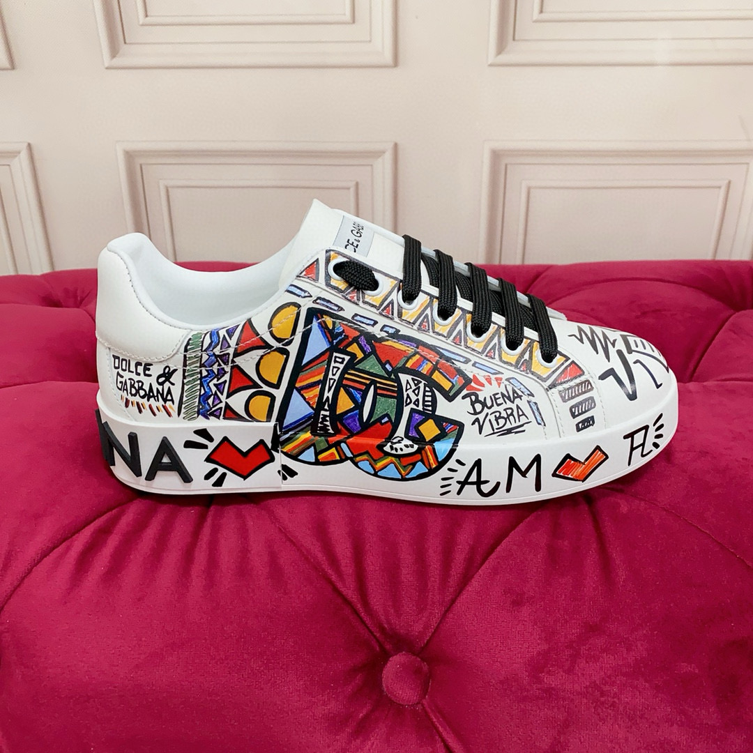 Dolce Gabbana Unisex Leather Sneakers