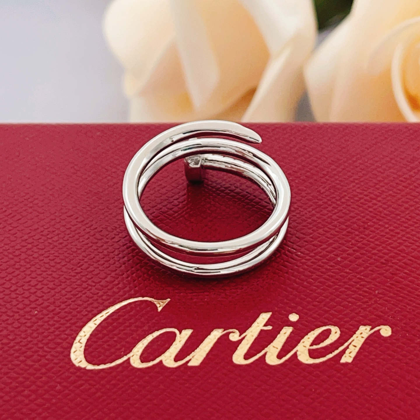 Cartier Fashion Designer Ring-Silver