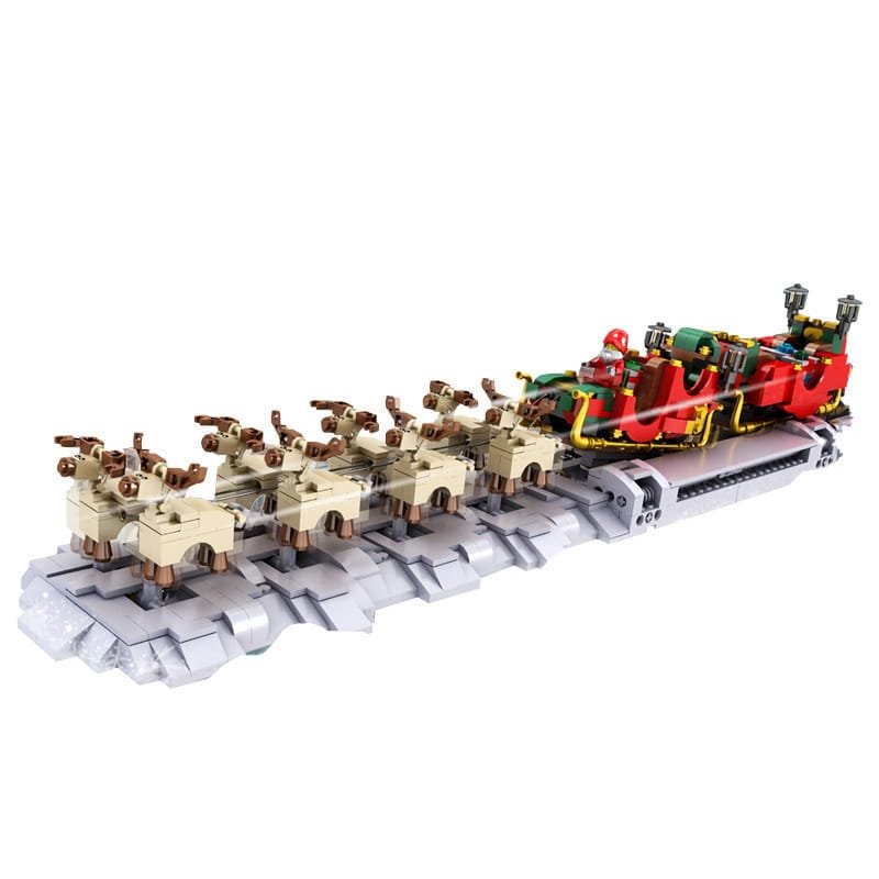 MOULD KING 10015 - Christmas Santa Sleigh