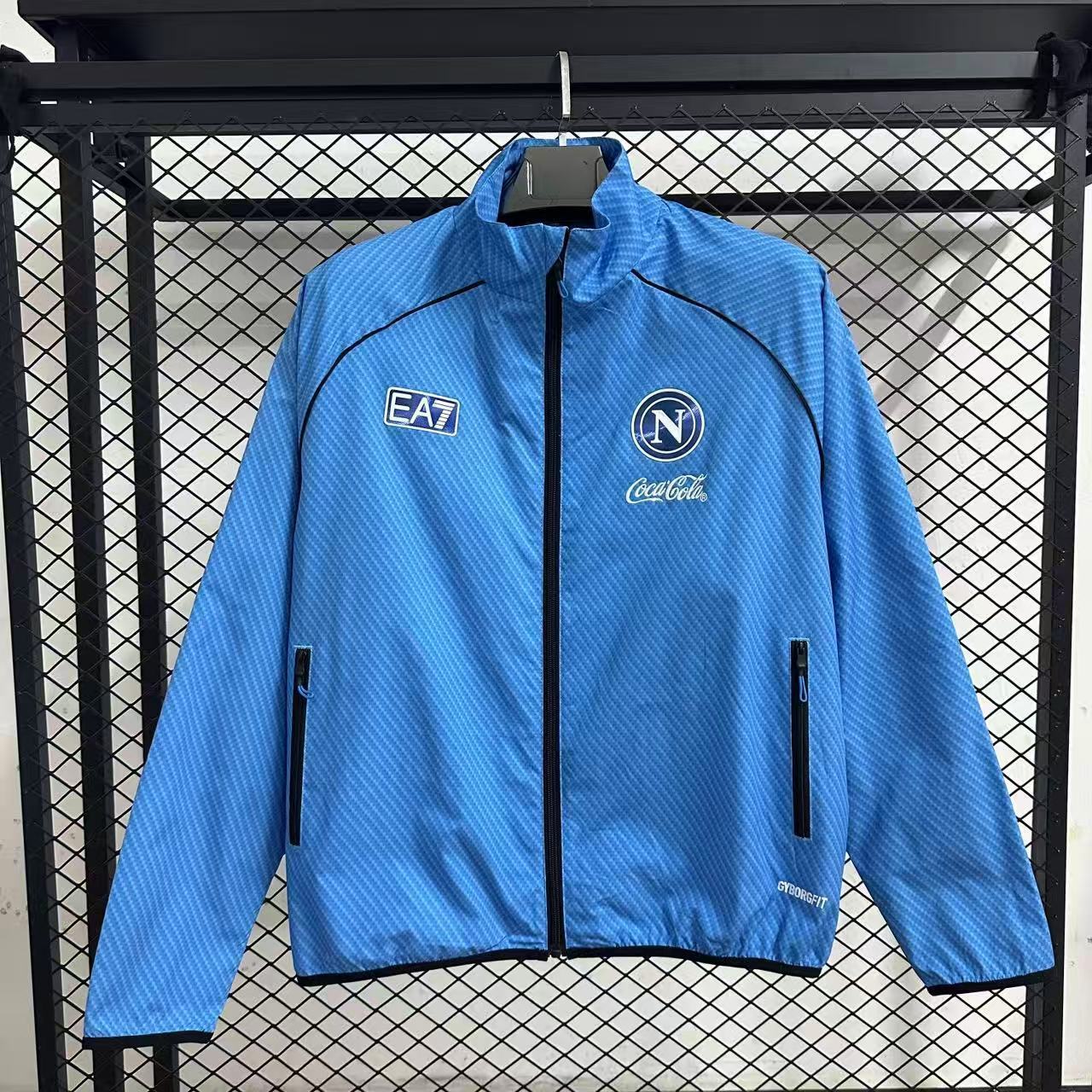 Napoli Training Windbreaker 2025 | Soc Jersey - Premium Football Jersey