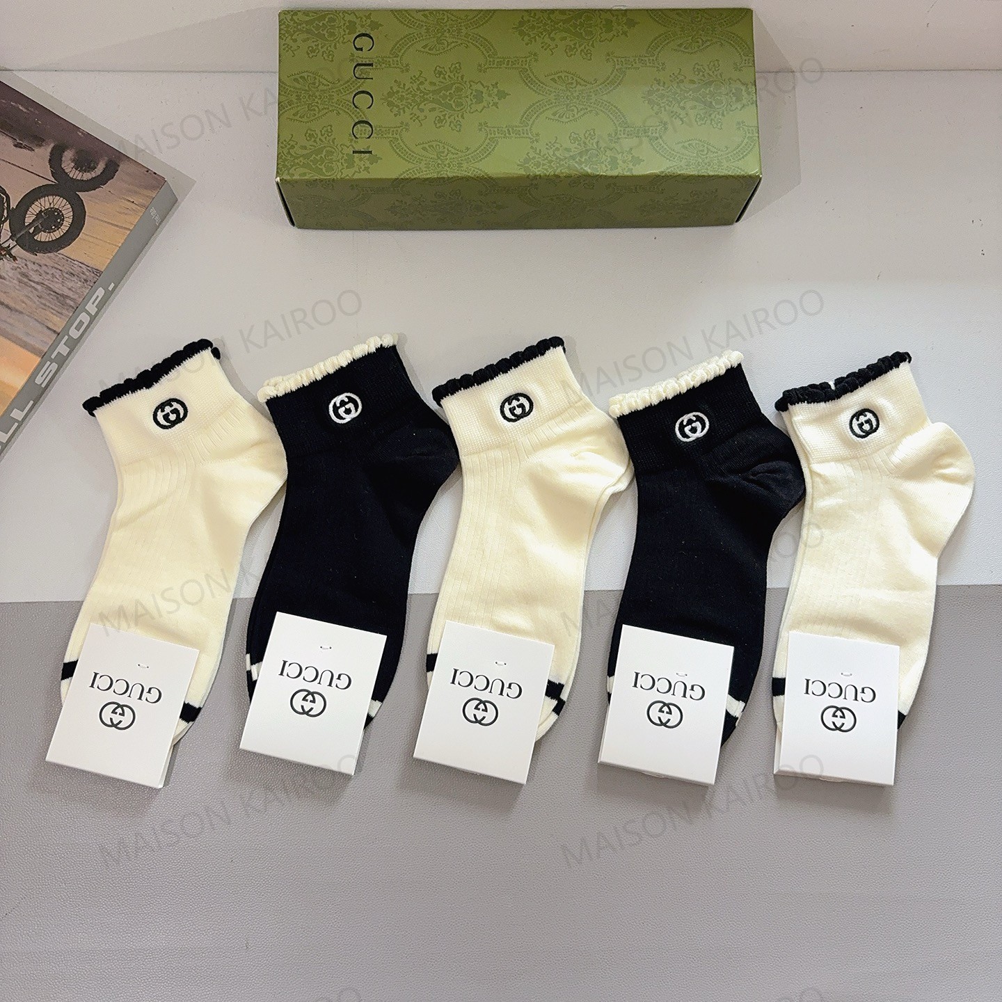 Gucci Socks 5-Pack - KAIROO
