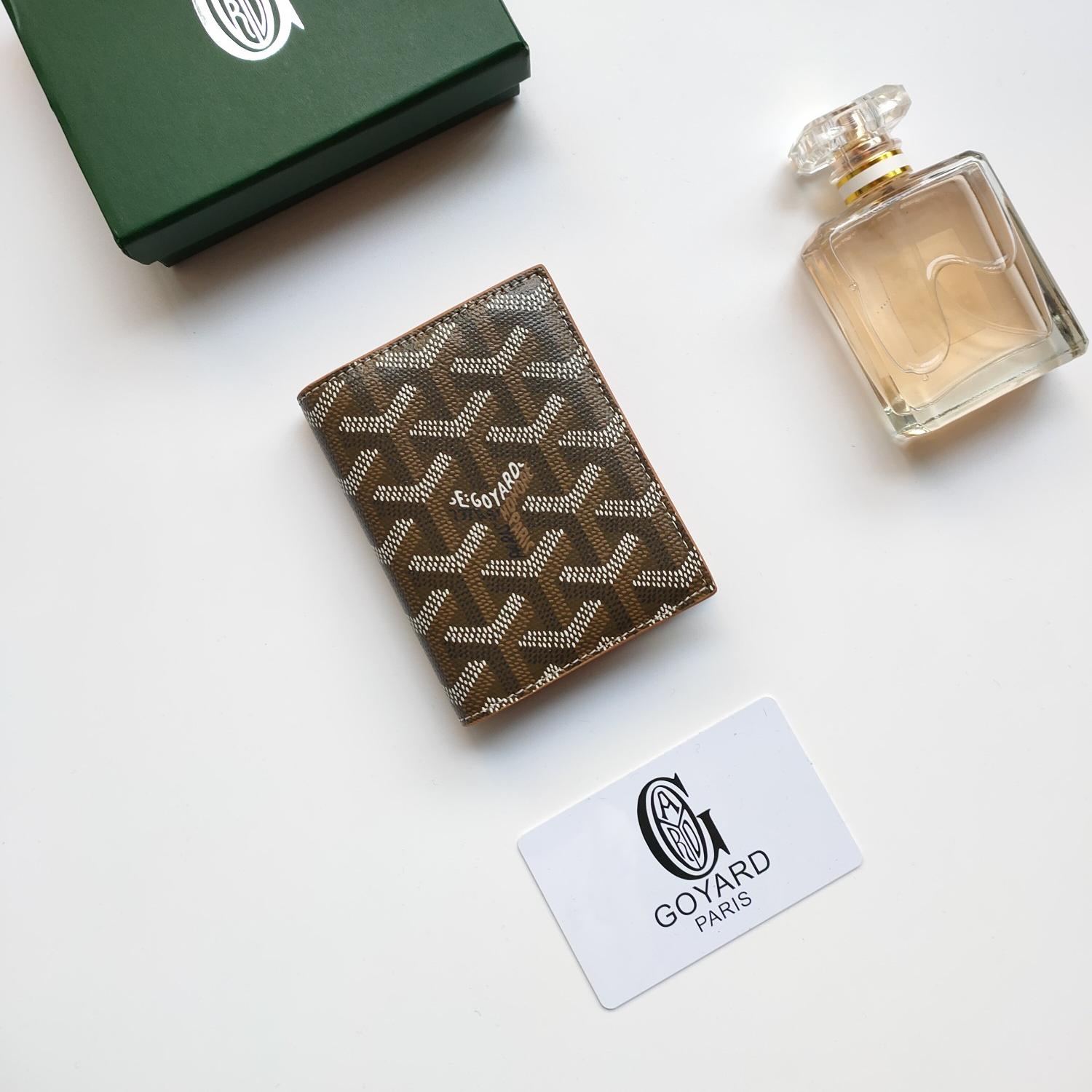 Goyard Saint-Marc Leather Card Holder wallet