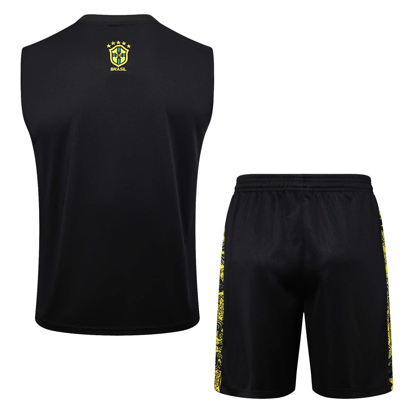 Brasil Sleevesless Training Suit Yellow D1214