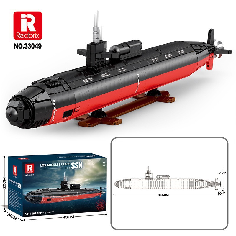 Reobrix 33049 - Los Angeles-Class SSN 1:125