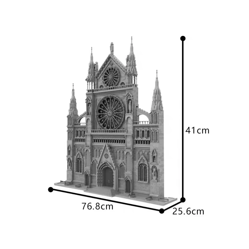 MOC 199891 - Gothic Cathedral Facade