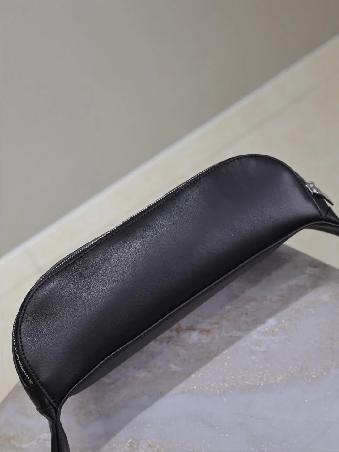 Saint Laurent YSL Classic Bag 25cm Black Lamskin Sliver HW