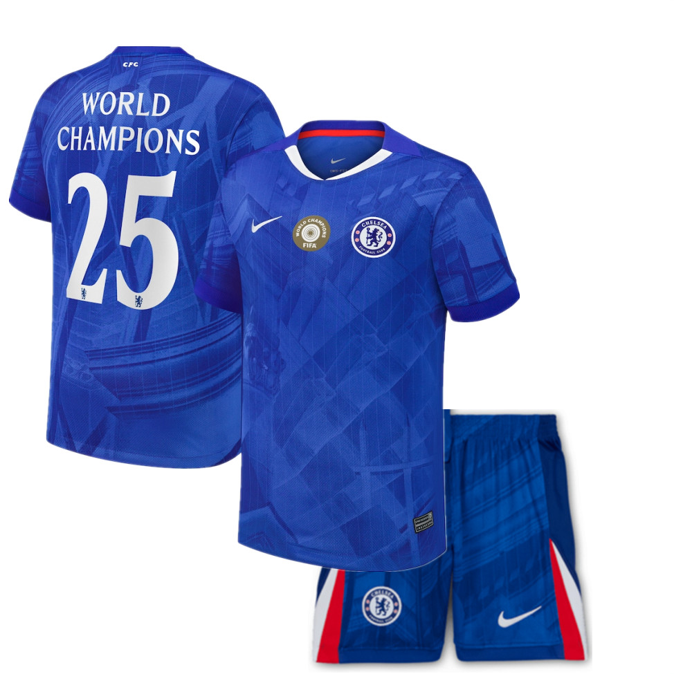 Chelsea Home World Champions 25 Player Jersey 25/26
