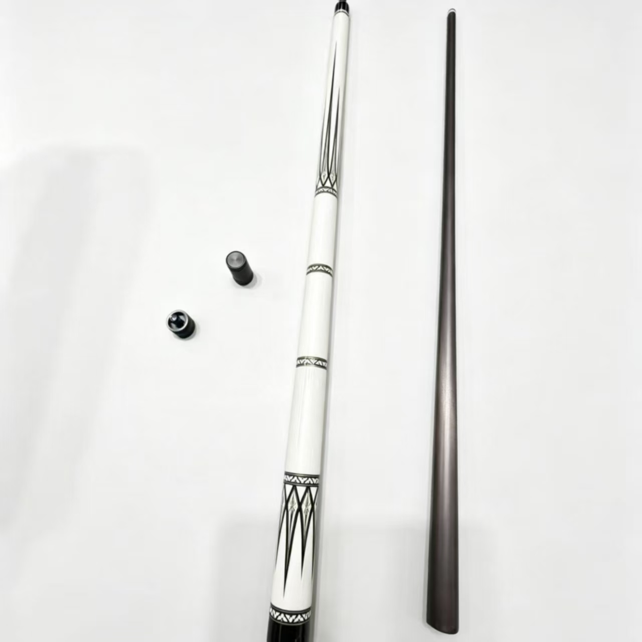 14MM Carbon Fiber Big Head Pool Cue Stick, 1/2 Split Full Carbon Fiber Shaft Professional Billiard Cue for 8-Ball 9-Ball Break & Jump Shots