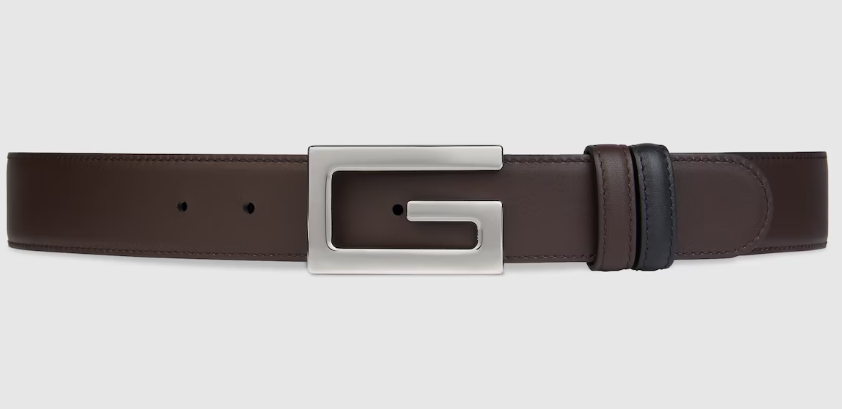 Gucci Reversible belt with Square G buckle 3.5cm