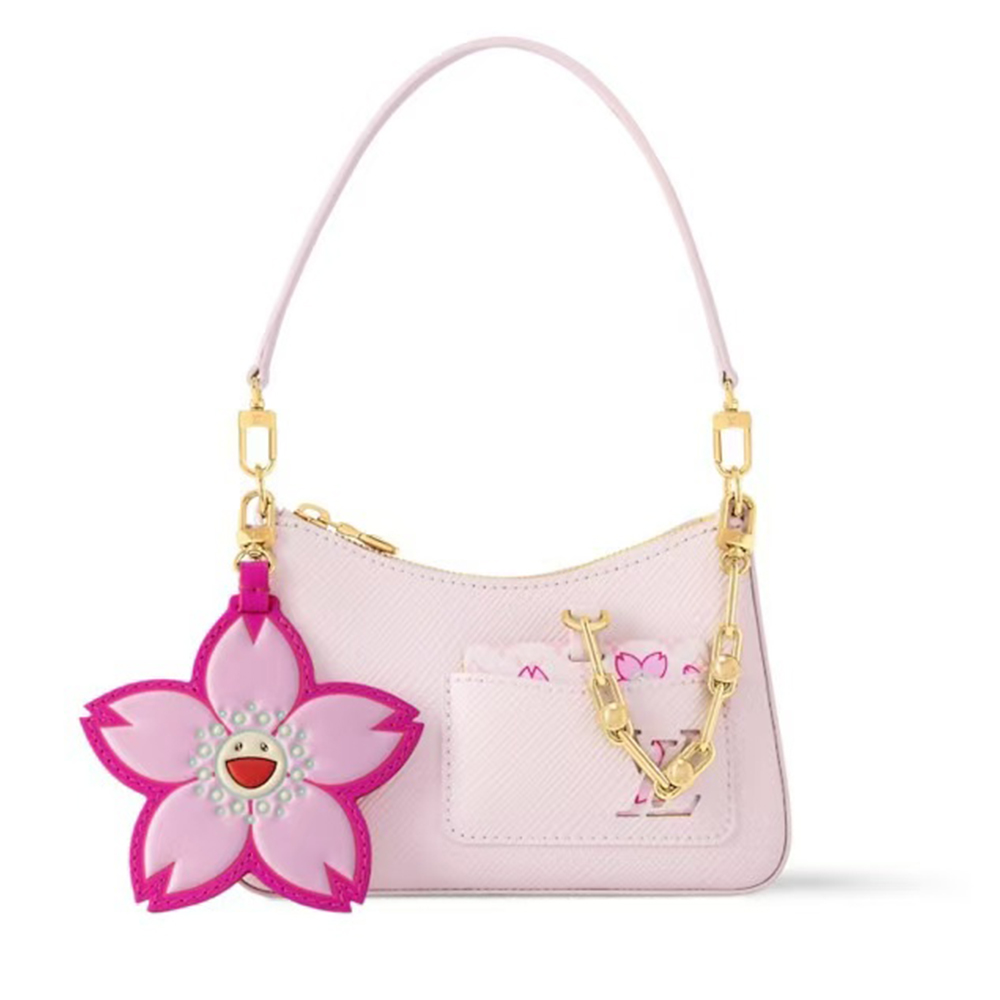 LV x TM Louis Vuitton Marellini Bag in Cheeky Pink Epi Leather