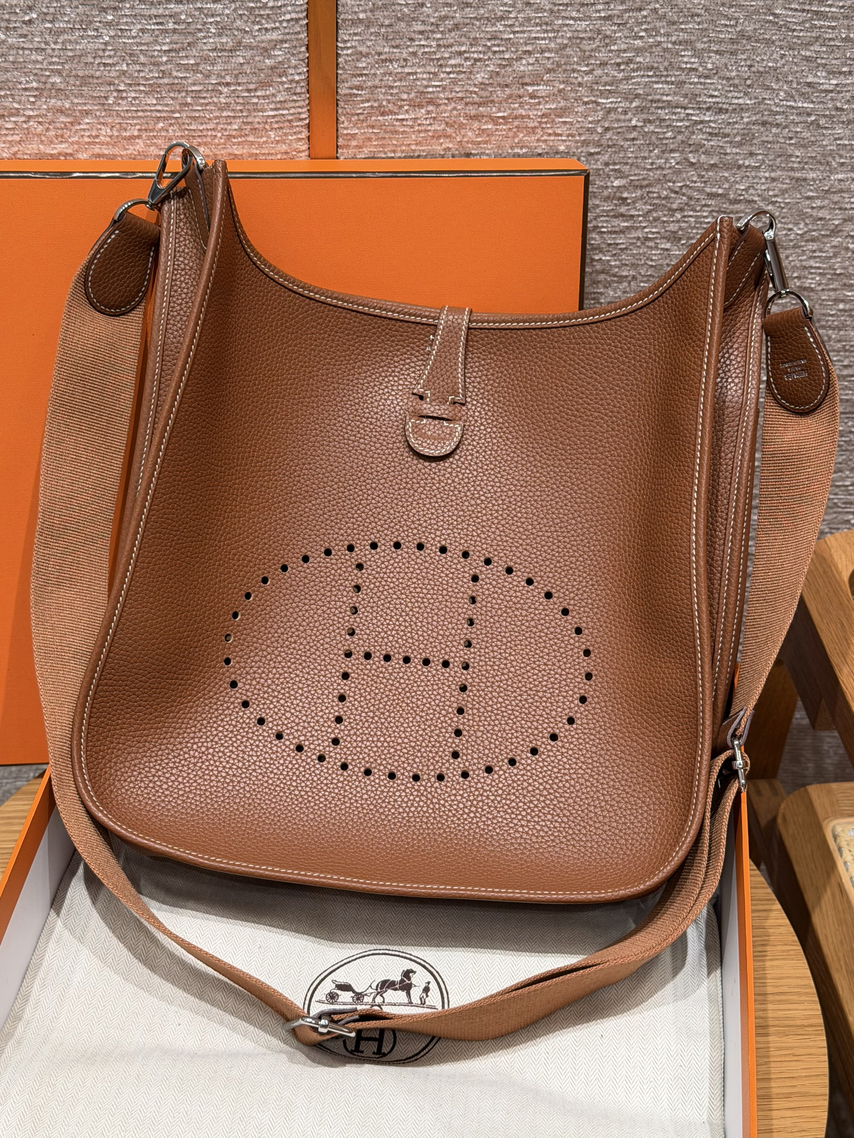 Hermes Gold Clemence Evelyne III 29