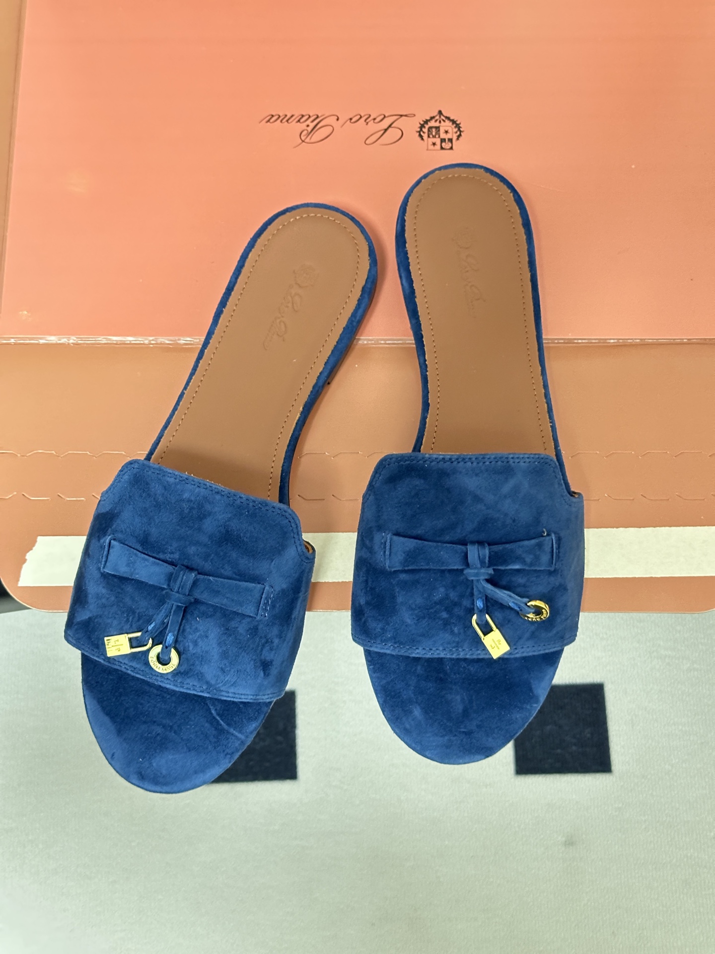 Loro Piana Women's Suede Flat Slides