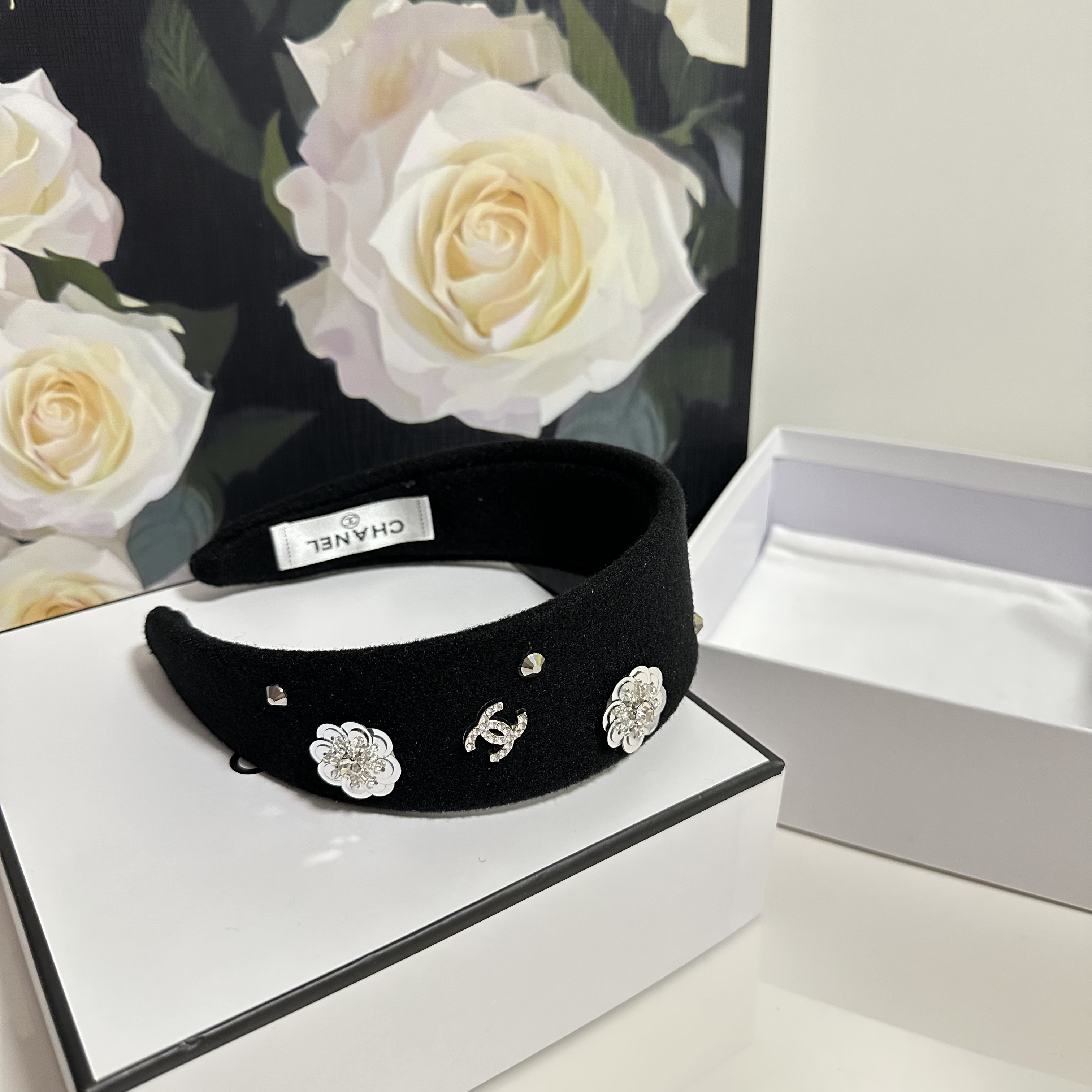 Chanel Wide Hair Band