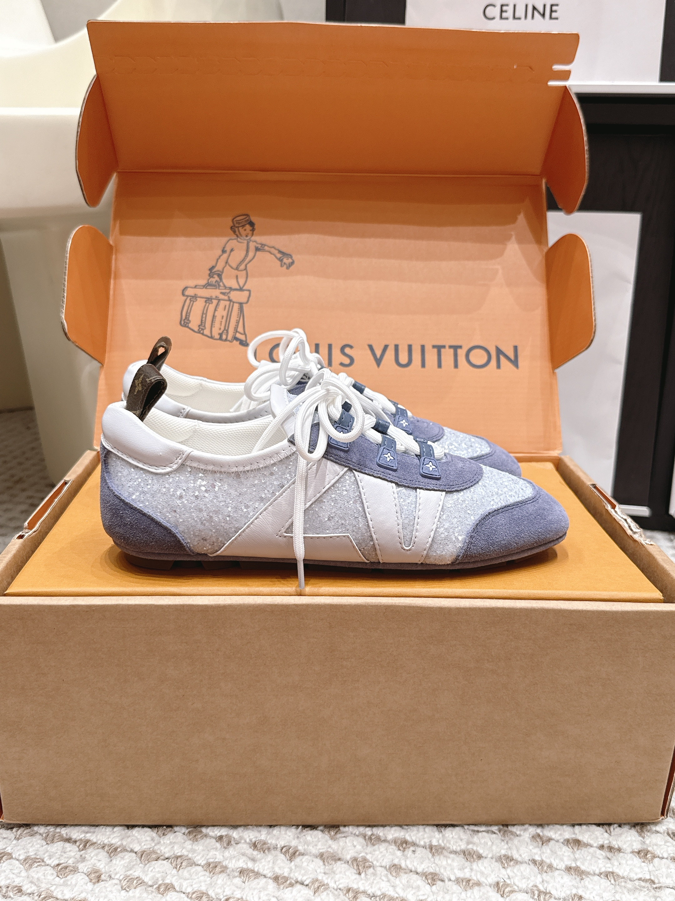 Louis Vutton LV Sneakerina Ballet Flat