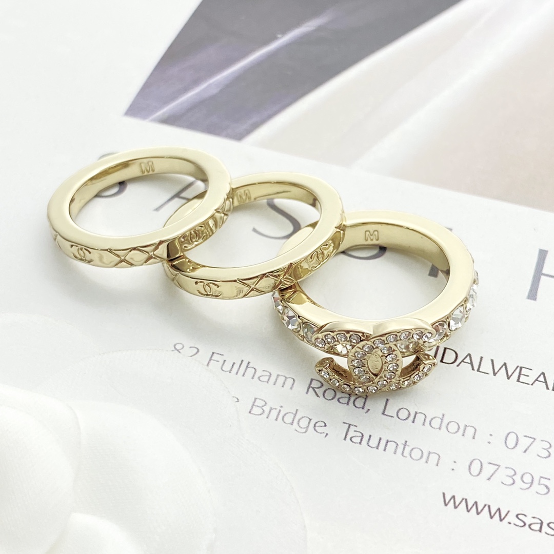 Chanel Triple Rings ( 3 pcs )