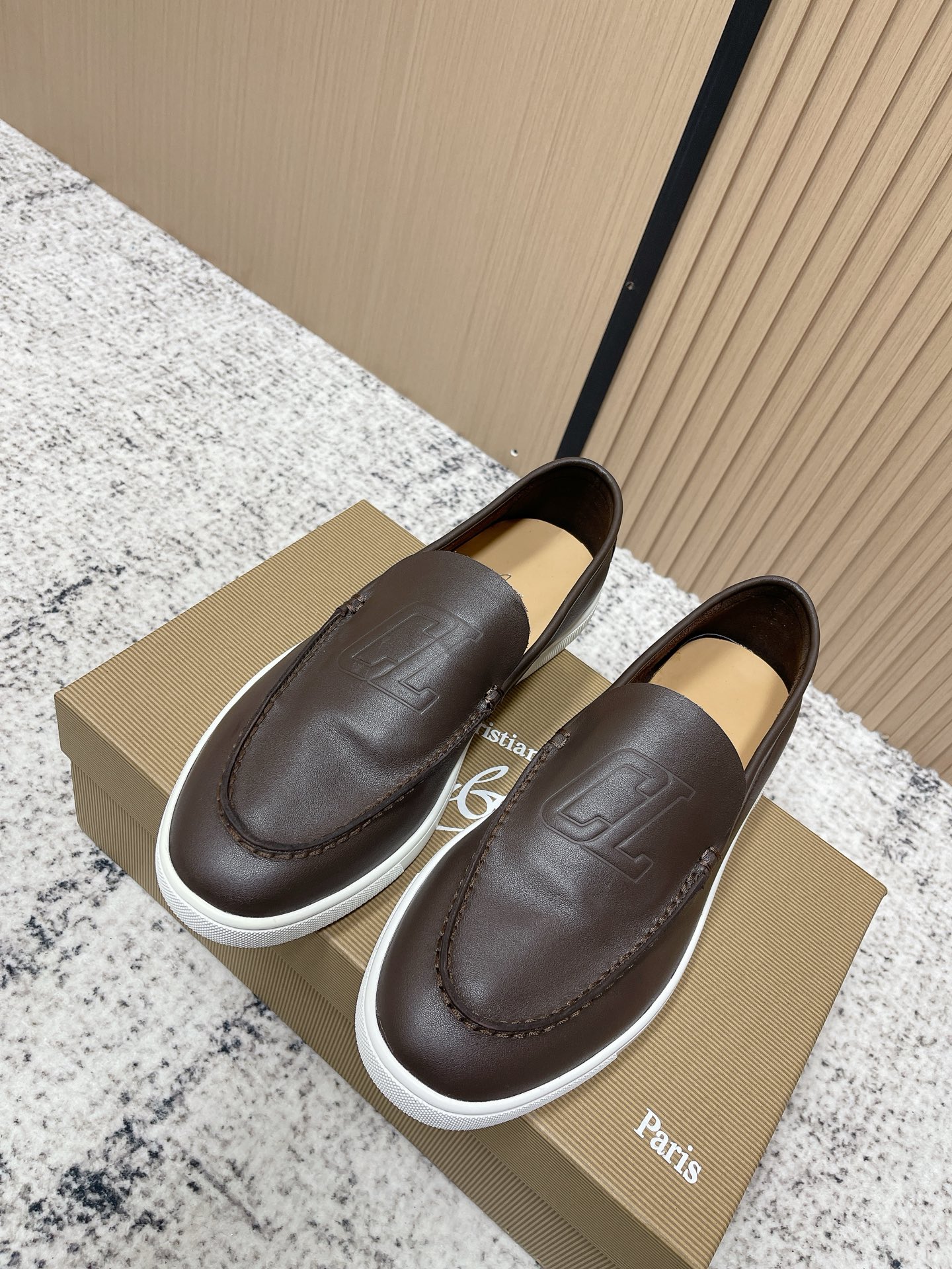 Christian Louboutin Men's leather loafer