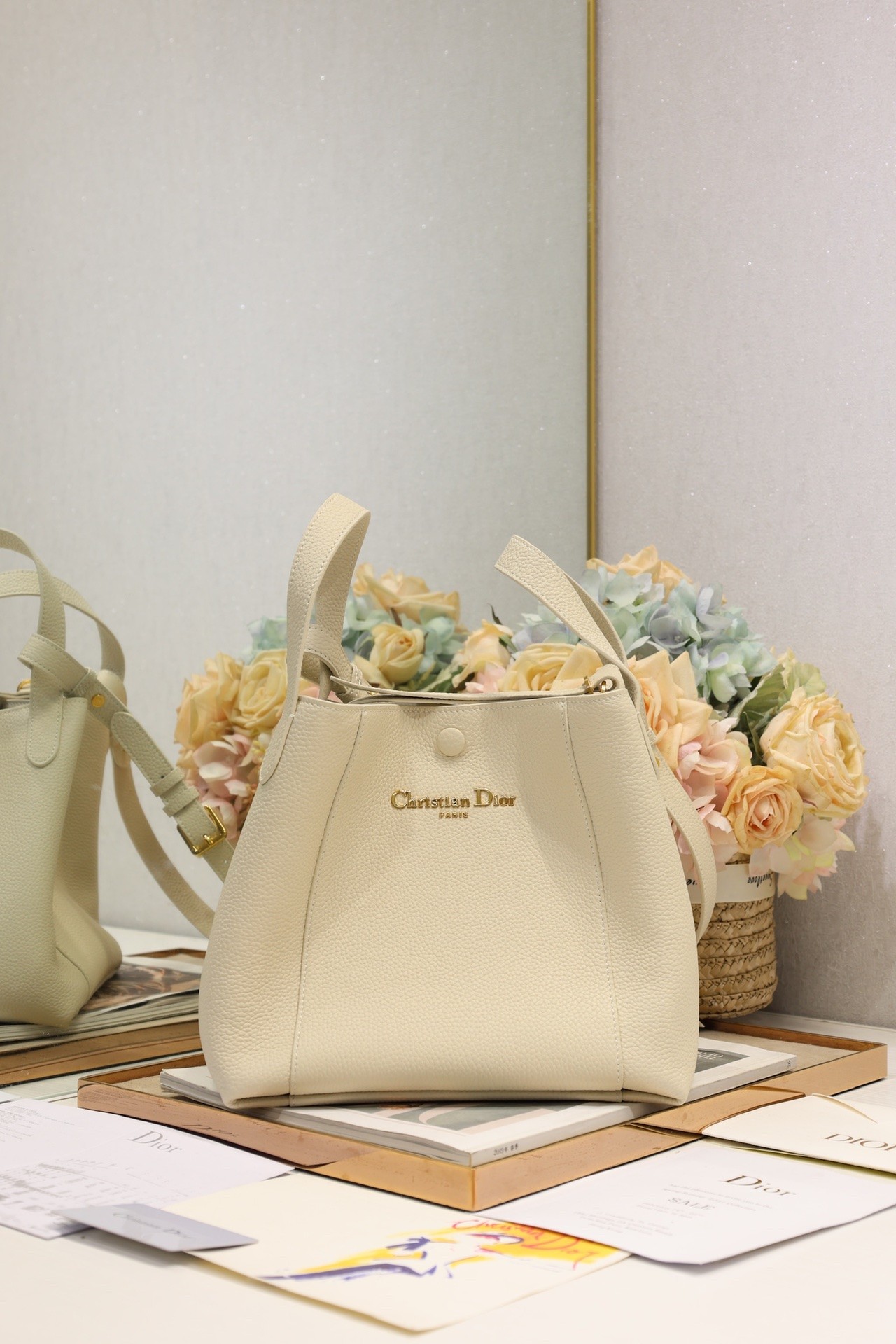 Dior Bags Signature Bucket Bag