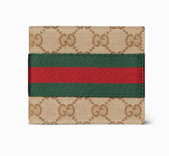 Gucci Bi-fold wallet with Web 867335