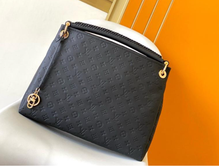 Louis Vuitton LV Black hand-held shopping bag