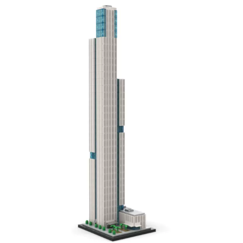 MOC 241968 - Tower 1 at Nanjing Financial City II 1:800 Scale