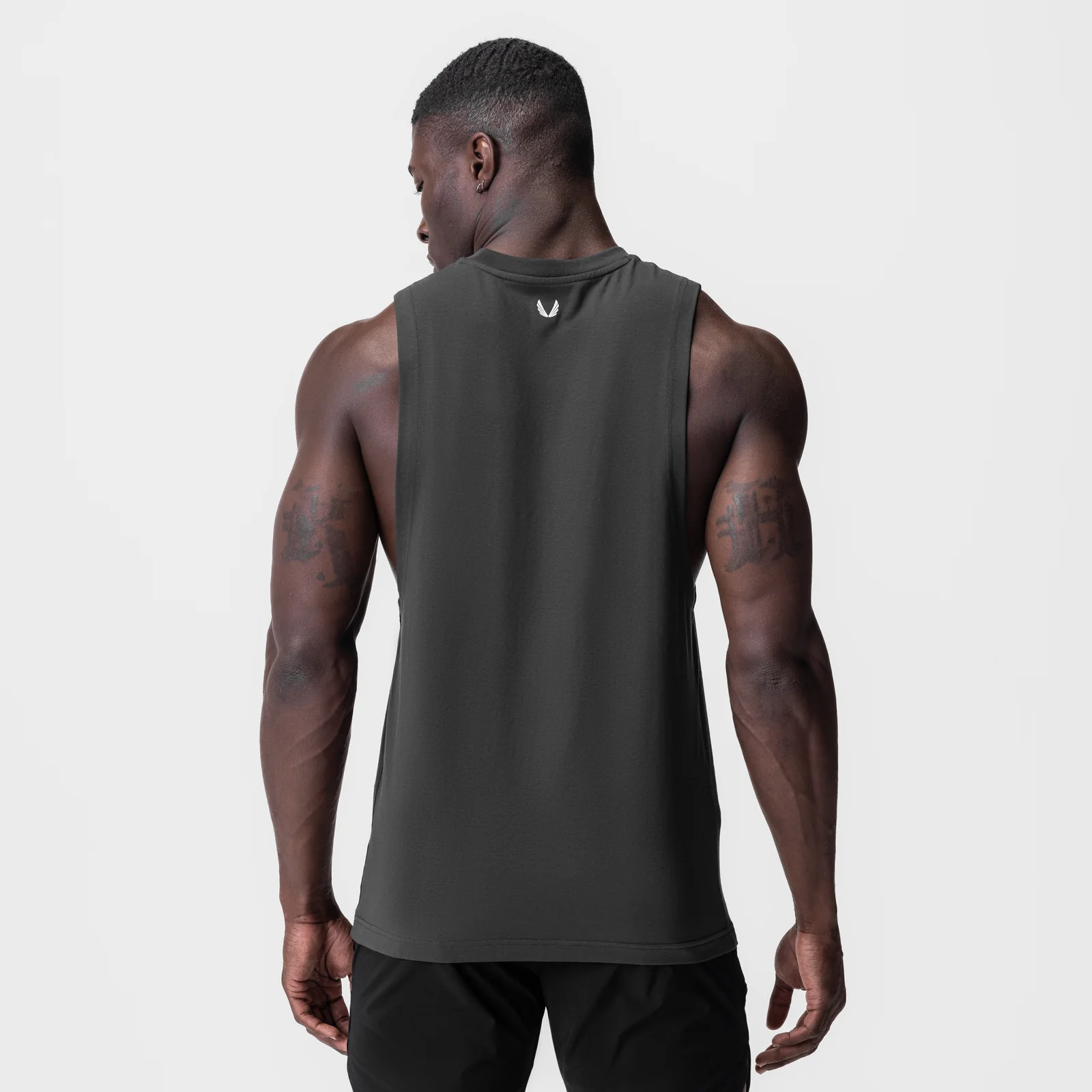 0926. Supima Muscle Tank - Space Grey