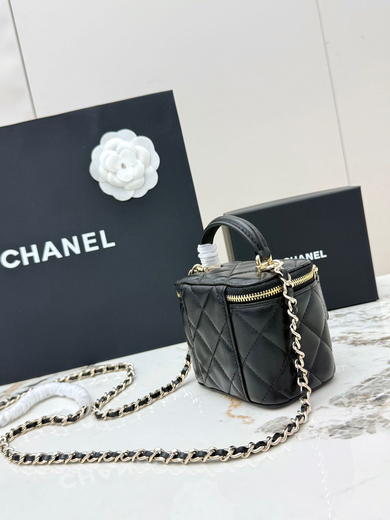 Chanel Mini Top Handle Vanity Case