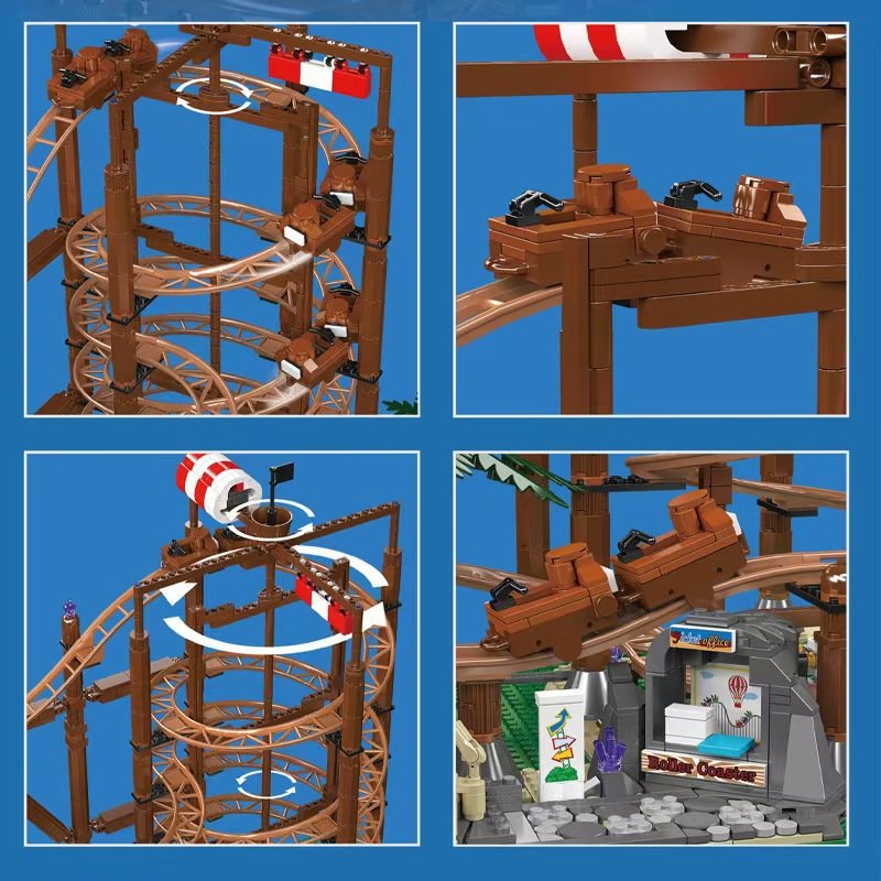 MOULD KING 11013 – Double Helix Roller Coaster