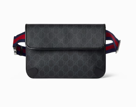 Gucci GG Black small belt bag 792091