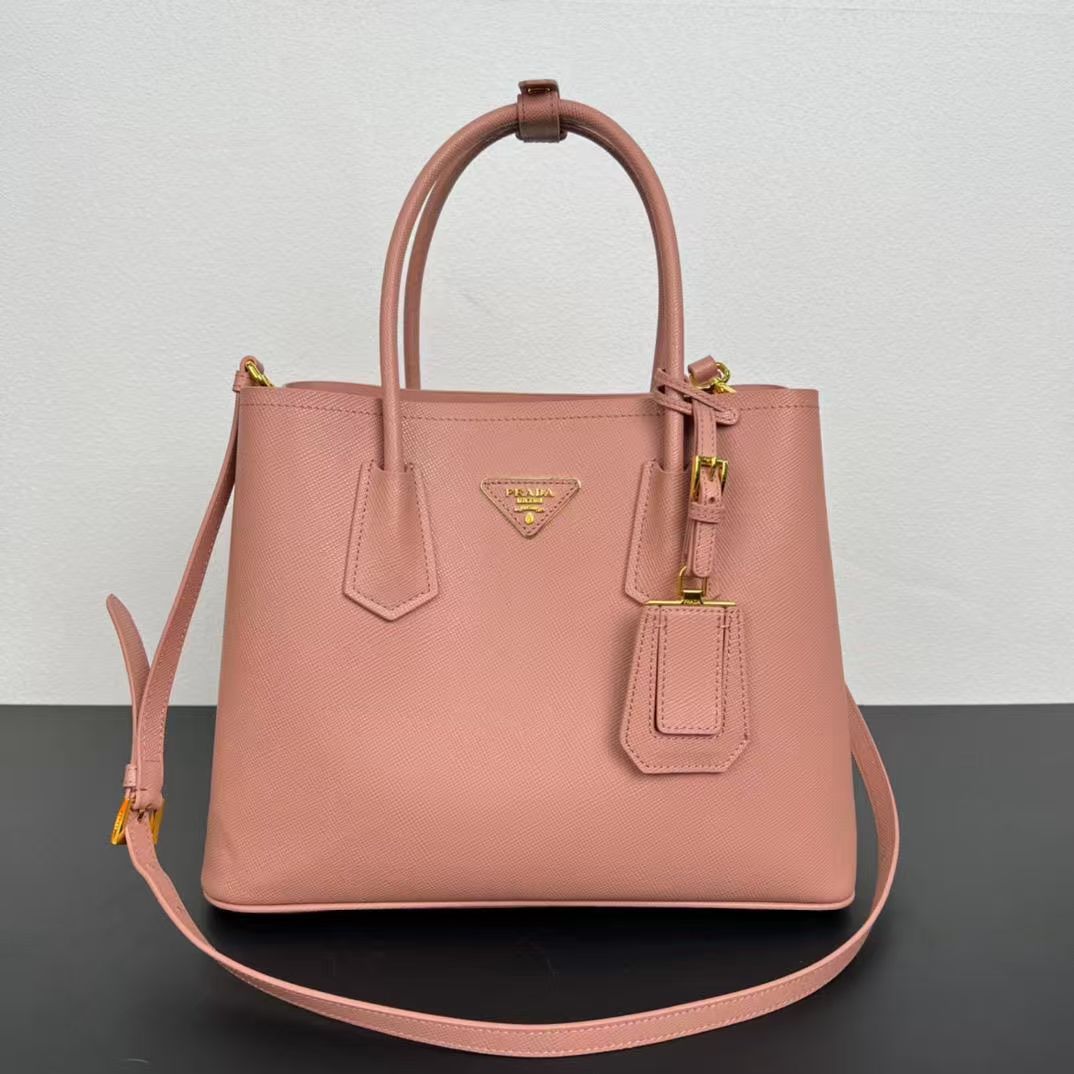 Prada Double Saffiano Leather Mini Handbag