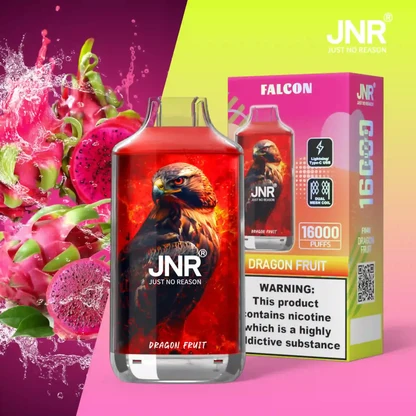 JNR Falcon 16K Rechargeable Disposable Vape – Dragon Fruit