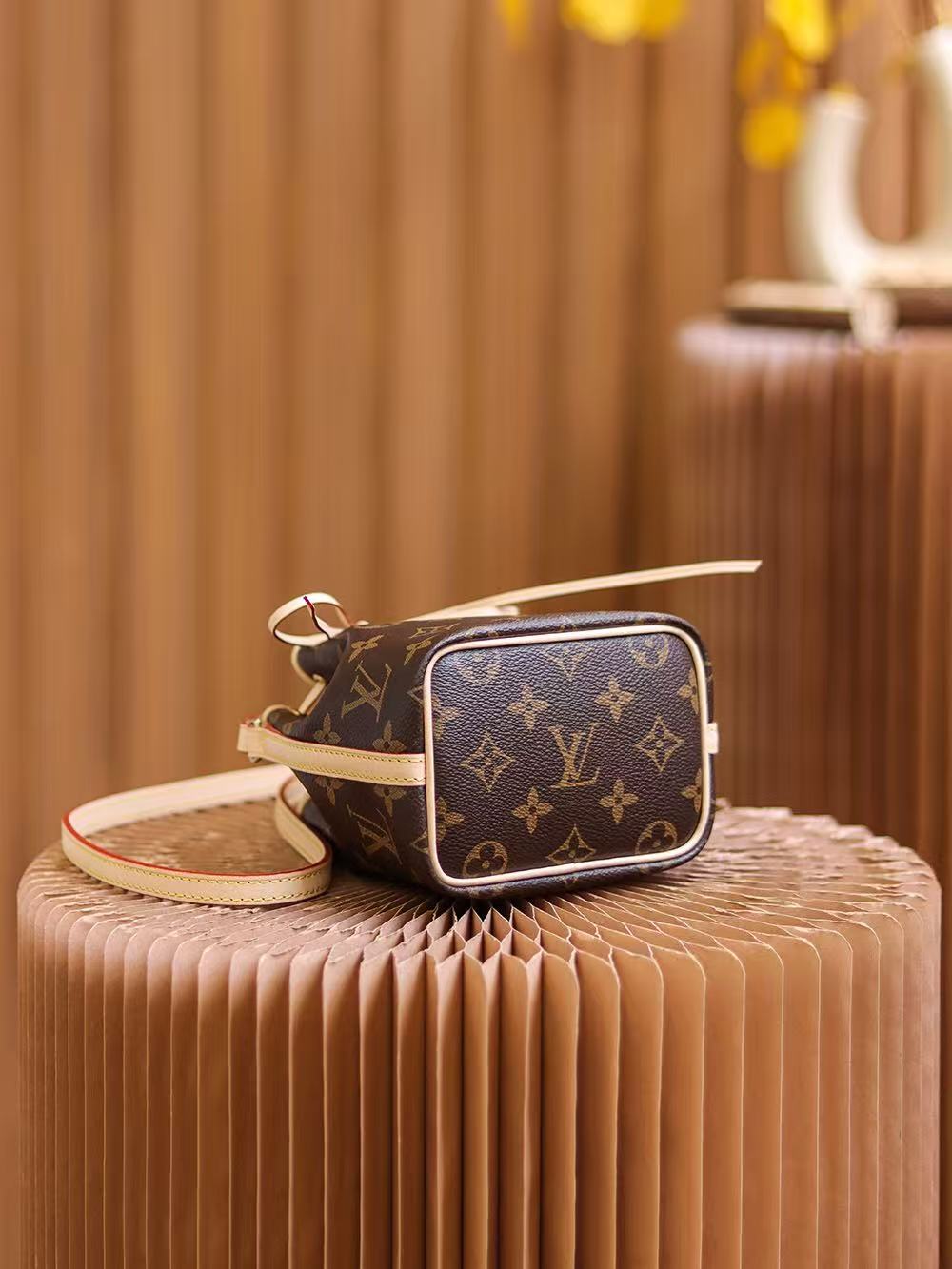 Louis Vuitton Classic Monogram Canvas Bucket Bag