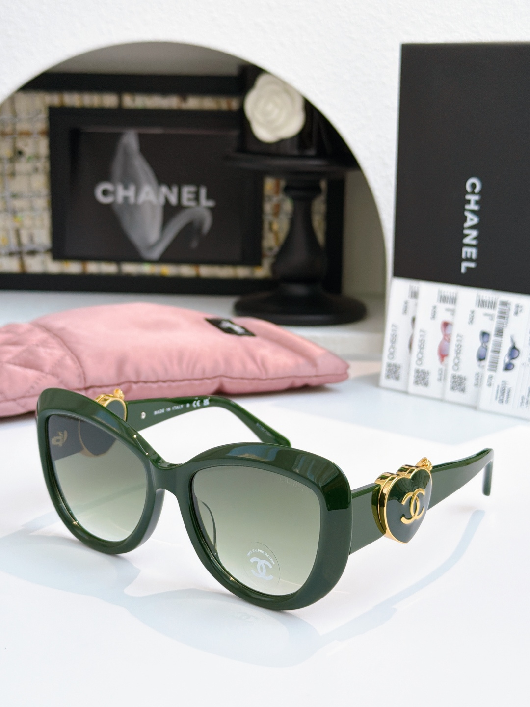 Chanel Heart Logo Sunglasses Top Quality - KAIROO