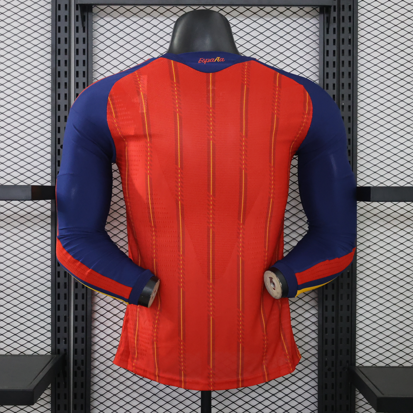 Spain Home Long Sleeves Champion Jersey Player Version World Cup 2026 - 2 Stars