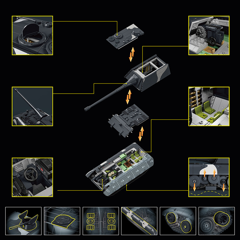12GO 97018 - Jagopanzer E-100