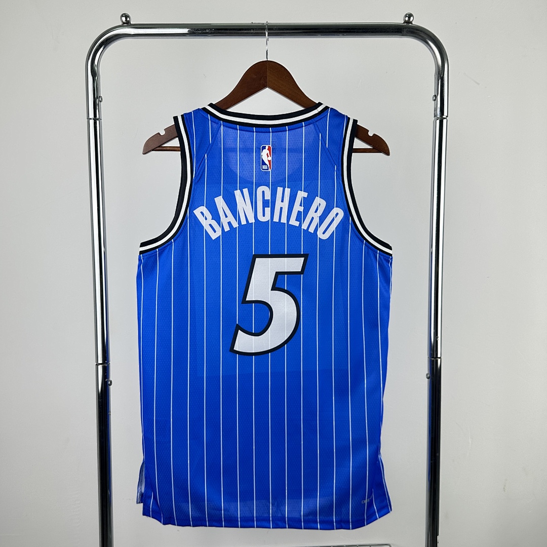 2026 Orlando Magic, Away, Blue #5, Ben Keyler S-2XL