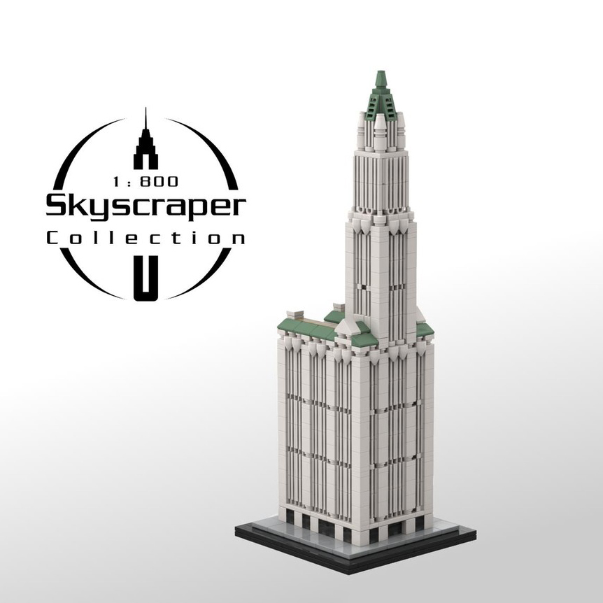MOC 126951 - Woolworth Building 1:800 Scale