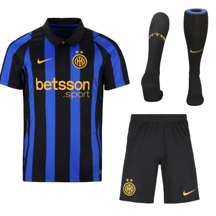 Kids Inter Milan Home Jersey Suit & Socks 26/27 | Soc Jersey - Premium Football Jersey