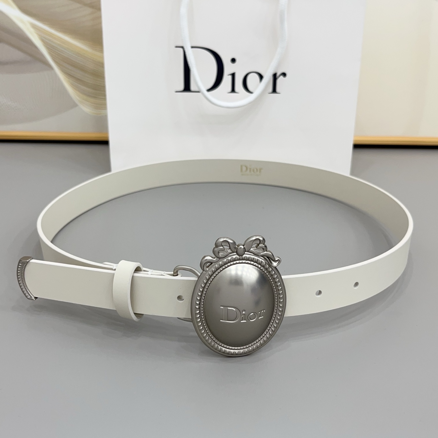 Dior 2026 New Leather Belt 2.5cm