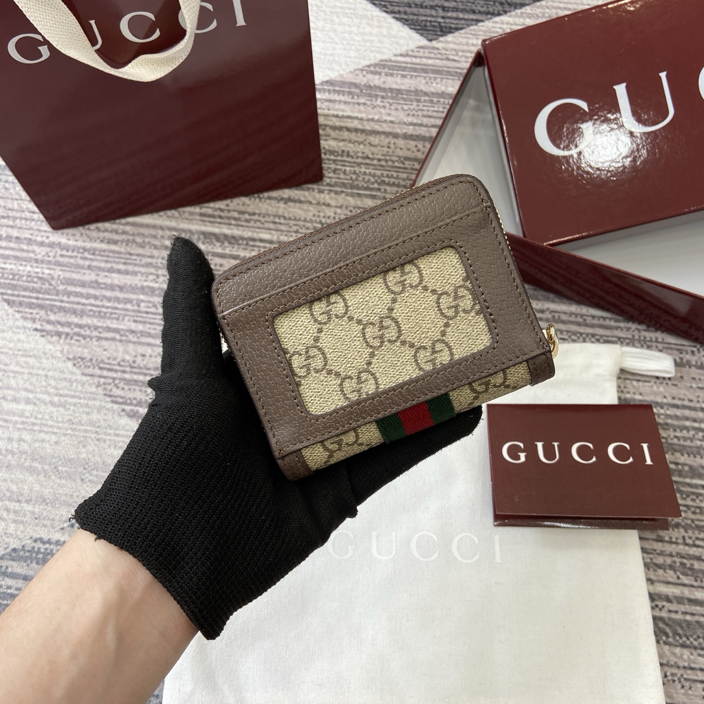 Gucci Ophidia coin zip wallet 838489