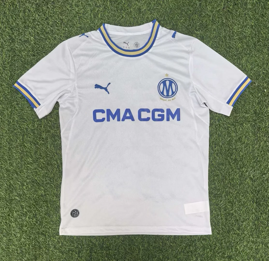 2026-27 Marseille Training Edition White Fans Football Shirt 1:1 Thai Quality