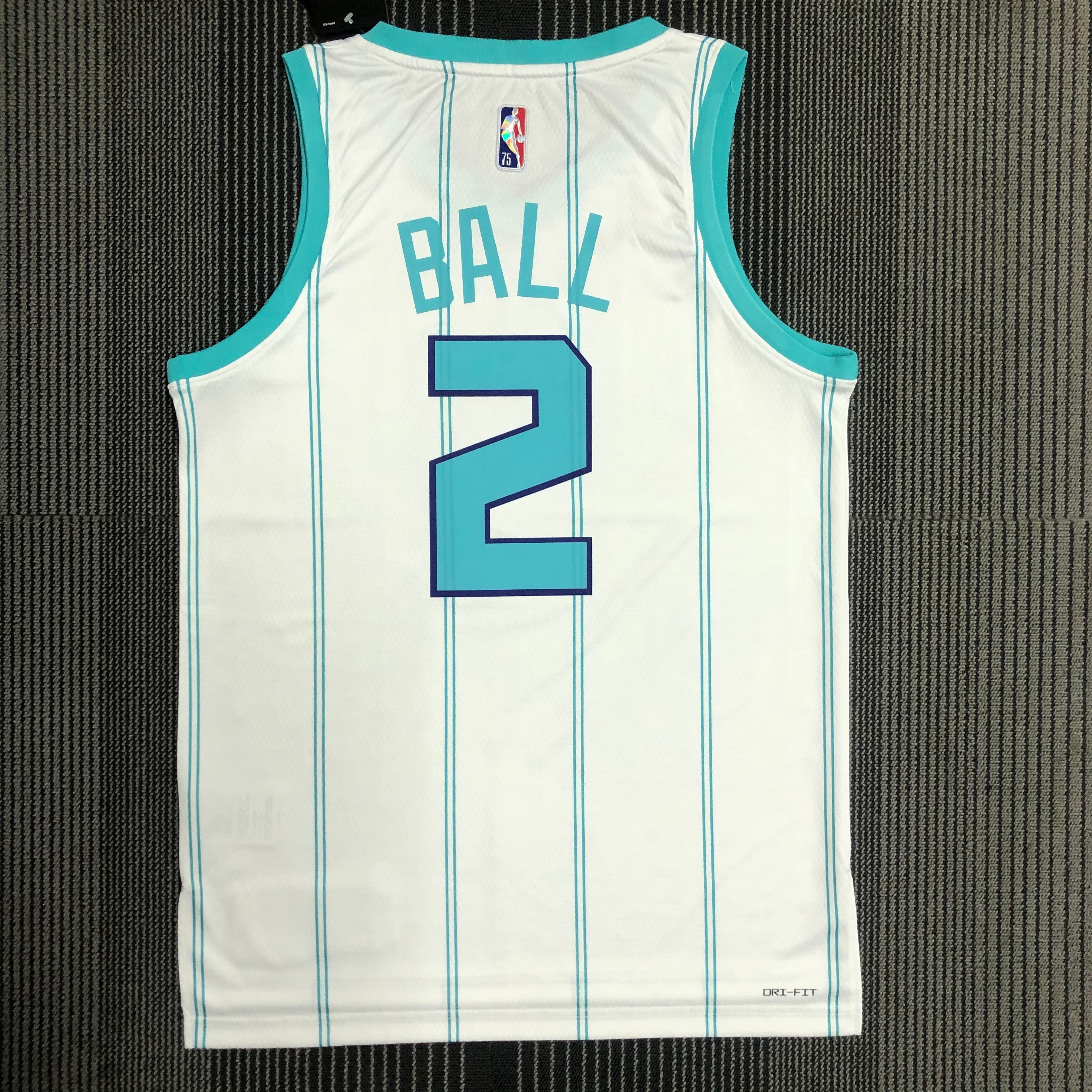 75th Anniversary Hornets White No.2 Ball