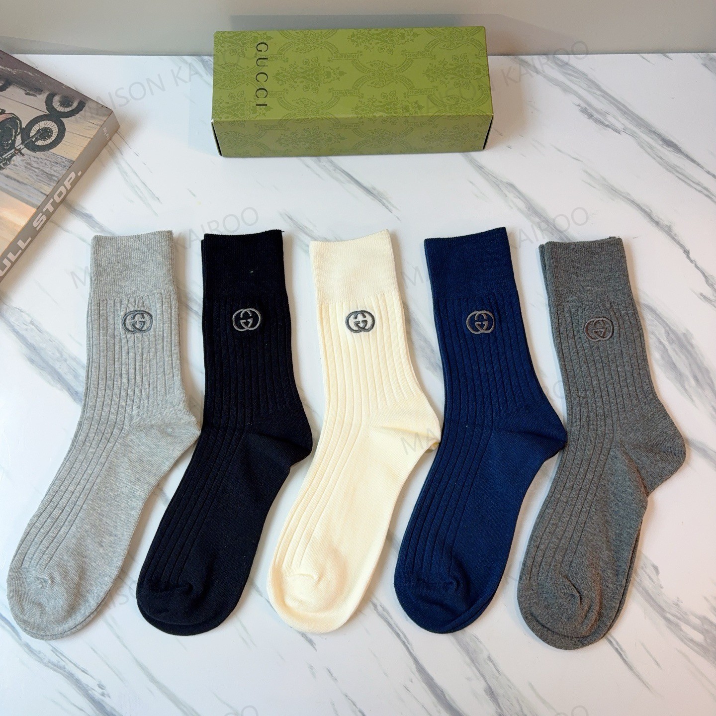 Gucci Socks 5-Pack - KAIROO