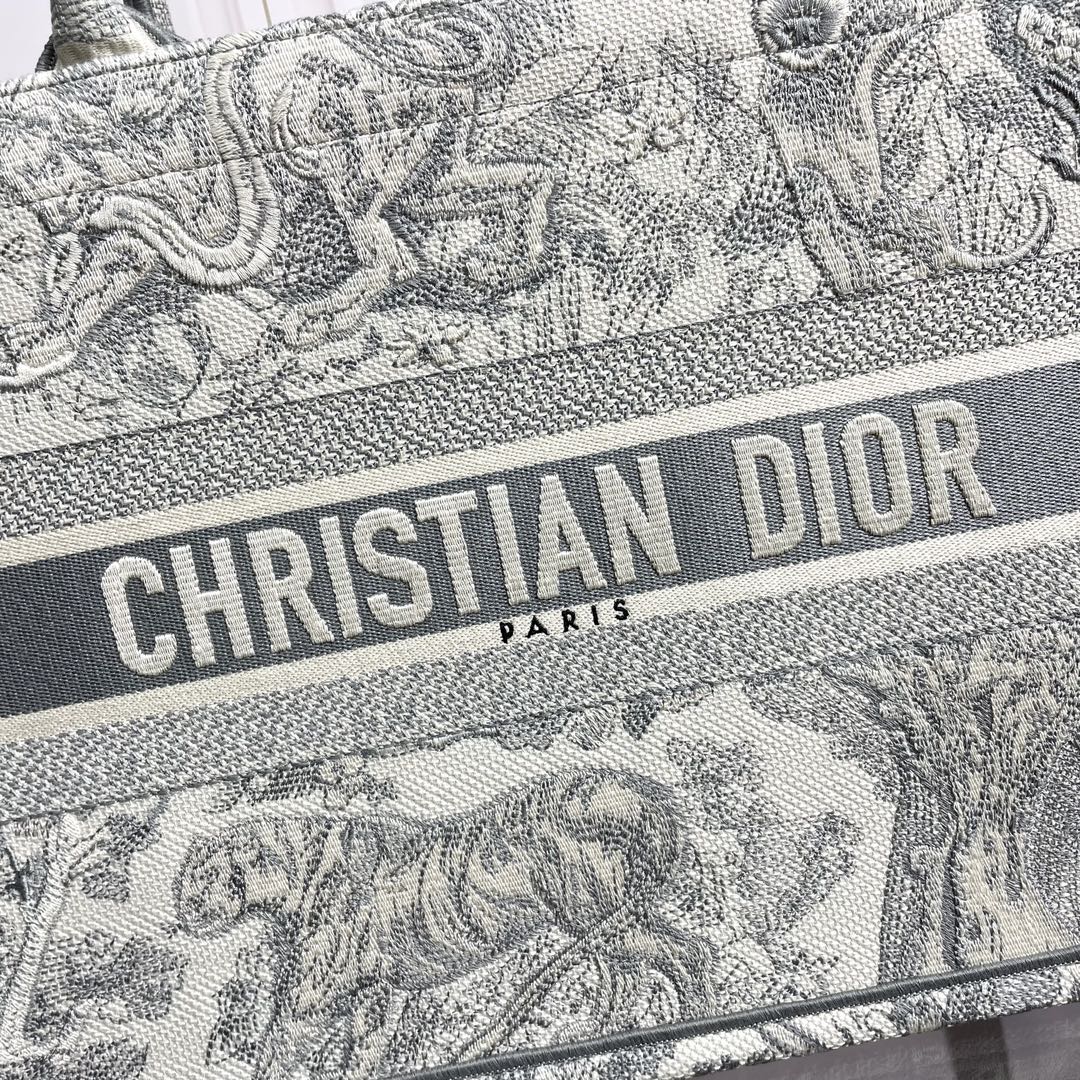 Dior Medium Embroidered Book Tote