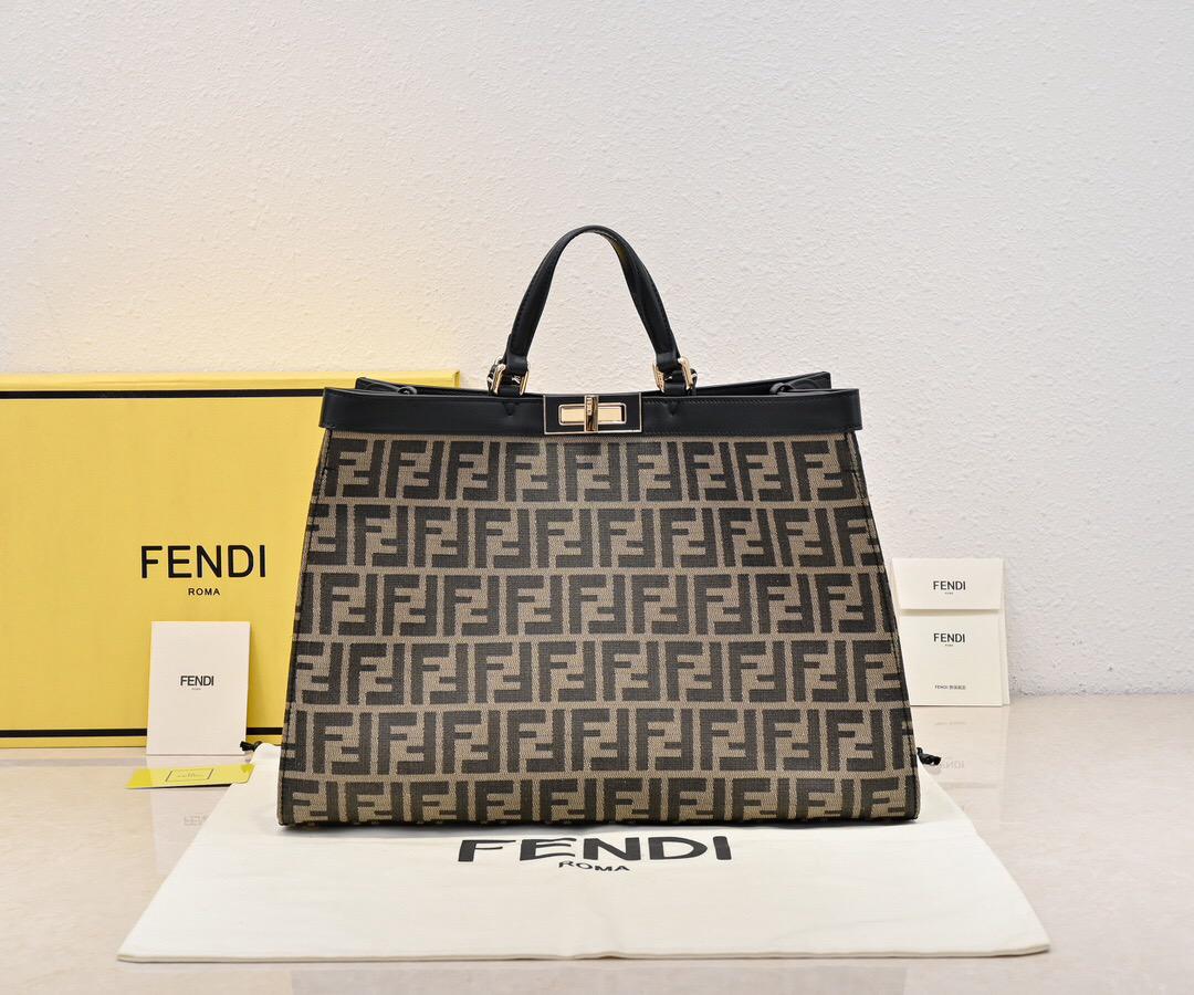 Fendi X-tote Classic monogram handbag