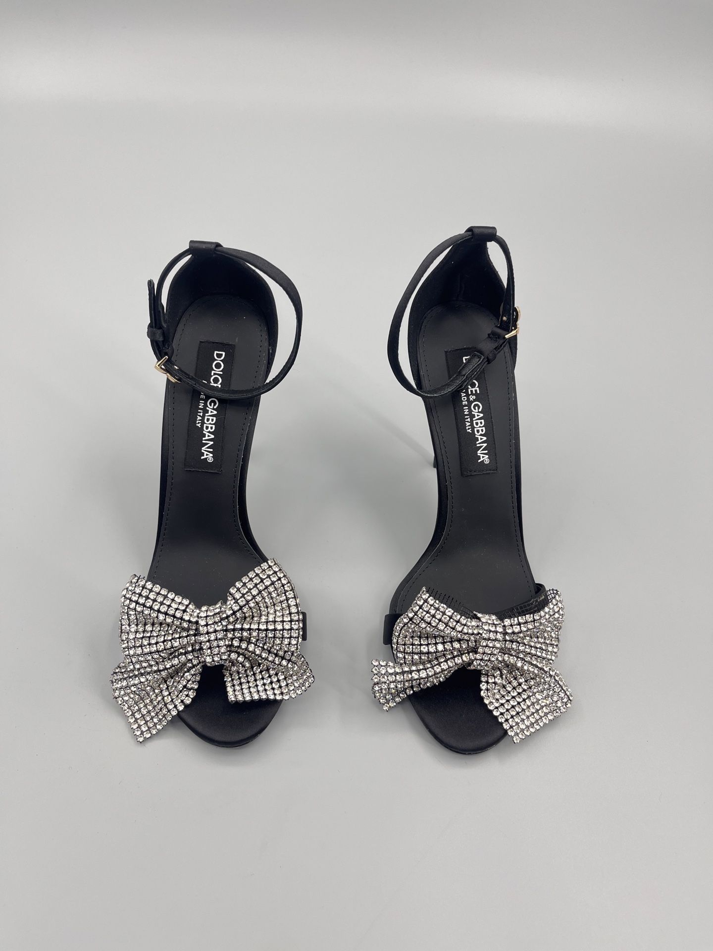 Dolce&Gabbana crystal bow high heels Pump