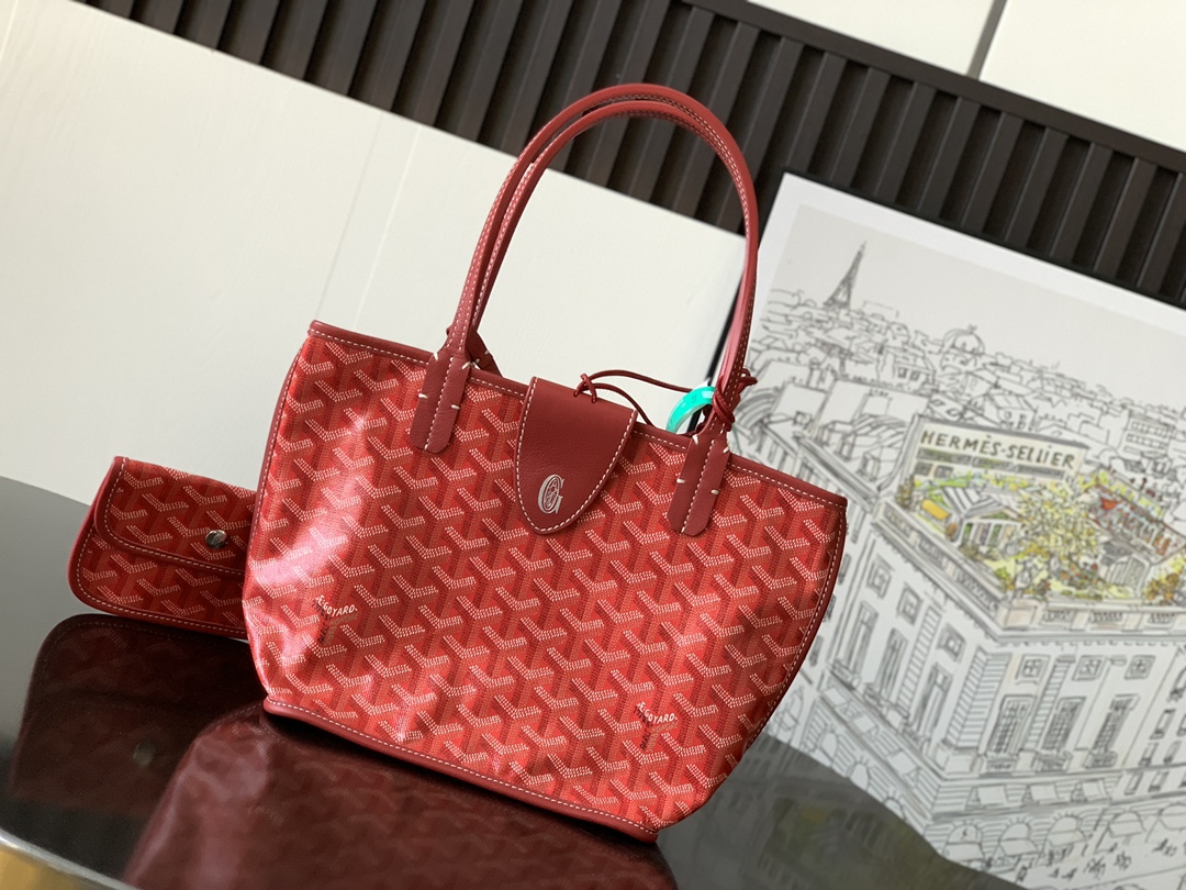 Goyard Anjou Mini Reversible Bag in Red