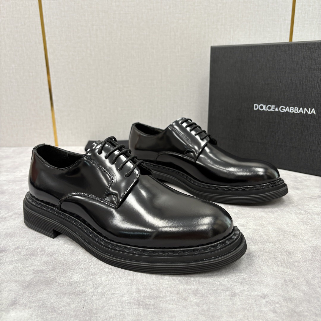 Dolce Gabbana Men's Derby Dress Shoes