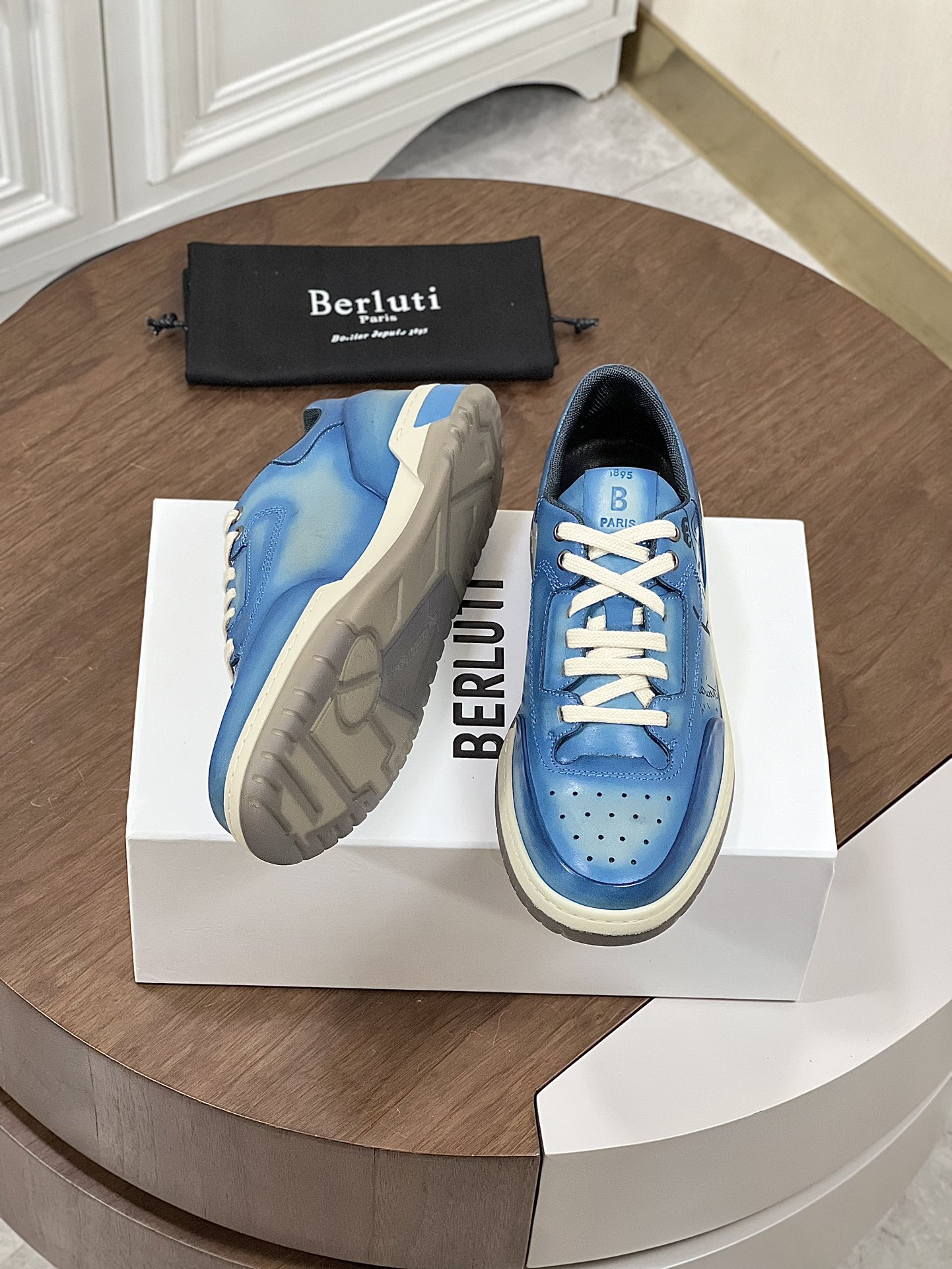 Berluti Playoff Leather Sneaker