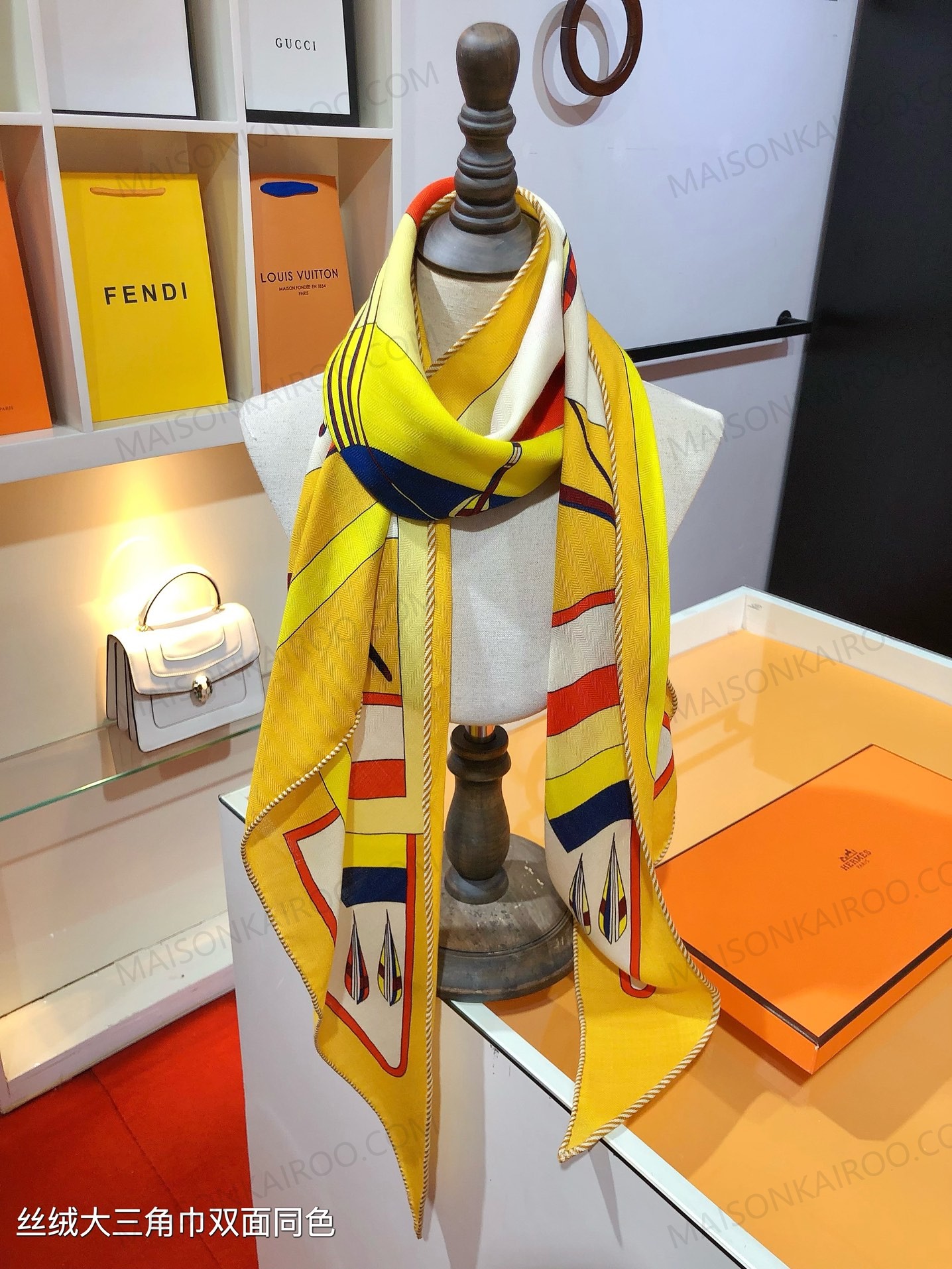 Hermes Triangle Shawl Scarf - KAIROO